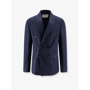 Amaranto Men Virgin Wool Blend Blazer